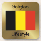 Dessous-de-verre Indicateur Belgique+Dessous de verre texte (Devant)