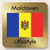 Dessous-de-verre Indicateur Moldavie+Dessous de verre Texte (Devant)