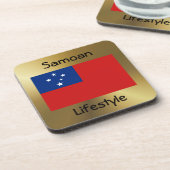 Dessous-de-verre Indicateur Samoa+Dessous de verre texte (Côté gauche)