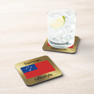 Dessous-de-verre Indicateur Samoa+Dessous de verre texte