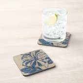 Dessous-de-verre Indigo Hibiscus (Côté Droit)