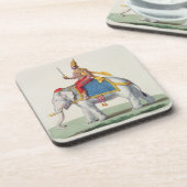 Dessous-de-verre INDRA ou Devendra, de "francaise de L'Inde…", (Côté gauche)