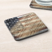 Dessous de verre industriel américain de liège (Côté gauche)