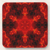 Dessous-de-verre Inferno Nexus - Fiery Kaleidoscope Art (Devant)