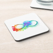 Dessous-de-verre Infinité avec la méduse arc-en-ciel (Côté gauche)