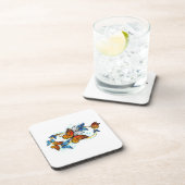 Dessous-de-verre Infinité de papillons monarques (Côté Droit)