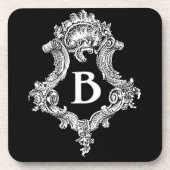 Dessous-de-verre Initiale B Monogramme (Devant)