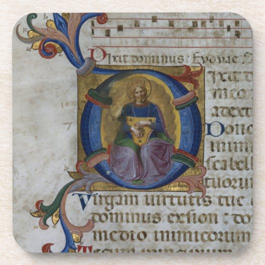 Dessous-de-verre Initiale "D" de Mme 531 f.169v Historiated (Devant)