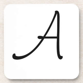 Dessous de verre initiaux