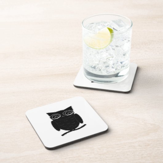 Dessous-de-verre Inkblot Owl (Côté Droit)