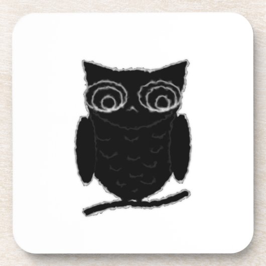 Dessous-de-verre Inkblot Owl (Devant)