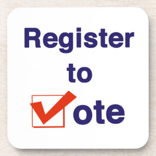 Dessous-de-verre Inscrivez-Vous Au Vote 2024