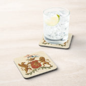 Dessous-de-verre Insigne héraldique avec Griffin et Lion (Côté Droit)