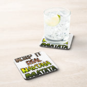Dessous-de-verre Inspiration Art "Keep It Real Hakuna Matata" (Côté Droit)