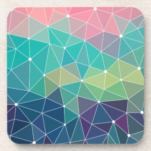 Dessous-de-verre Inspiration colorée motif Retro Cute