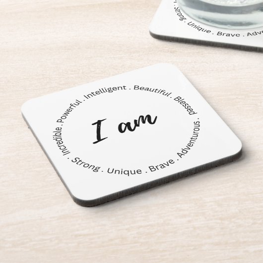 Dessous-de-verre Inspirationnel (Côté gauche)