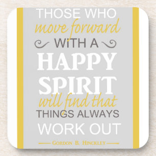 Dessous-de-verre inspirationnel gordon b hinckley