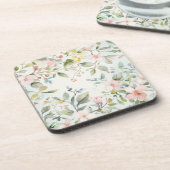 Dessous-de-verre Inspiré des fleurs de pommier (Côté gauche)