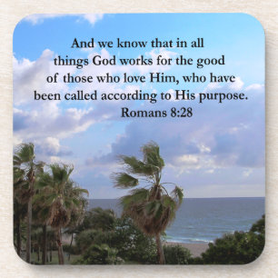 DESSOUS-DE-VERRE INSPIRING ROMANS 8:28 DESIGN