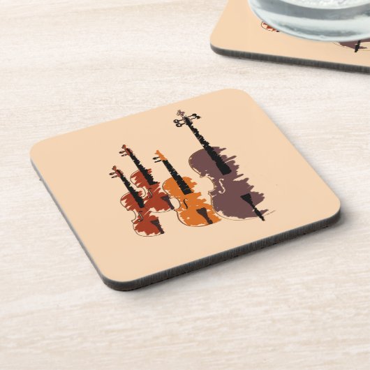 Dessous-de-verre Instrument de Violin string (Côté gauche)