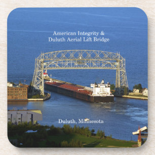 Dessous-de-verre Intégrité américaine dans Duluth 6 dessous de verr