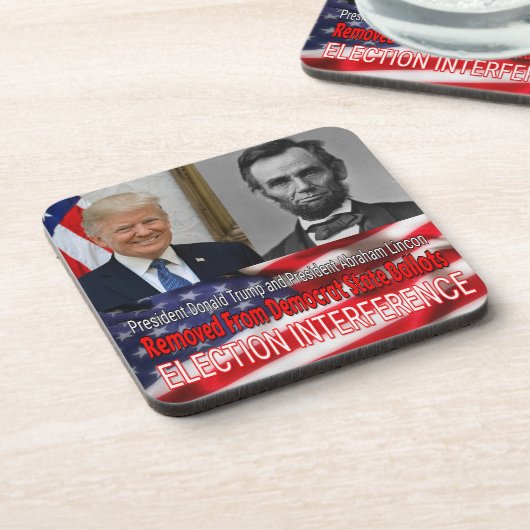 Dessous-de-verre Interférence électorale (Côté gauche)