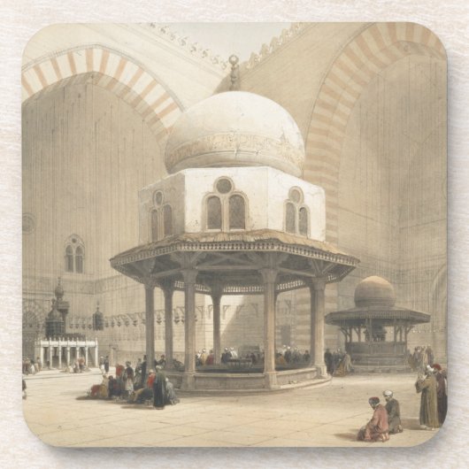 Dessous-de-verre Intérieur de la mosquée de l'EL Ghoree, Ca de (Devant)