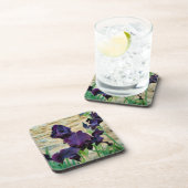 Dessous-de-verre Iris à poils (Côté Droit)