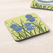 Dessous-de-verre Iris bleus (Côté gauche)