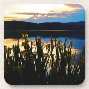 Dessous-de-verre Iris jaunes sur la rive du lac Arrowhead