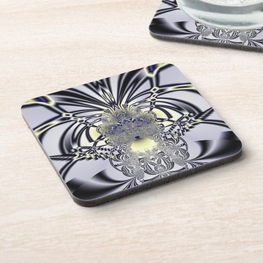 Dessous-de-verre Iris pourpre (Côté gauche)