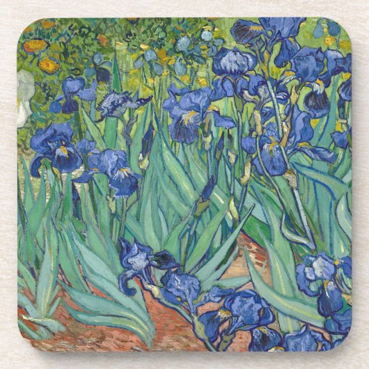 Dessous-de-verre Irises par Van Gogh (Devant)