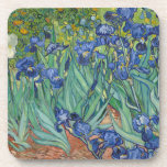 Dessous-de-verre Irises par Van Gogh<br><div class="desc">Design moderne minimaliste clair. Elles sont toutes simples,  attrayantes,  uniques.</div>