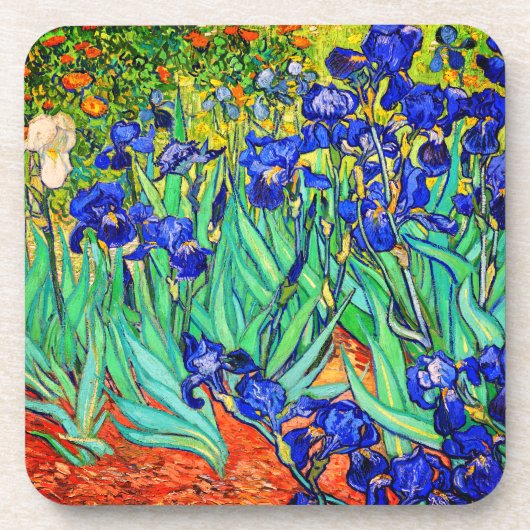 Dessous-de-verre Irises par Vincent Van Gogh (Devant)