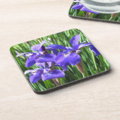 Dessous de verre Irises Violets (Côté gauche)