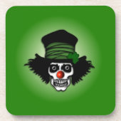 Dessous-de-verre Irish Skeleton Clown Green (Devant)