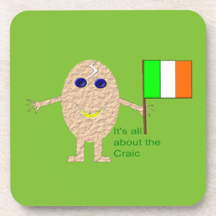 Dessous de verre irlandais patriotique aux oeufs