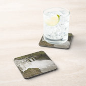 Dessous-de-verre Islande. Cascade de Hafragilsfoss (Côté Droit)