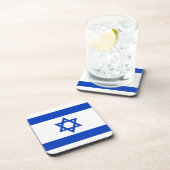 Dessous-de-verre Israël drapeau patriotique moderne (Côté Droit)
