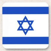 Dessous-de-verre Israël drapeau patriotique moderne (Devant)