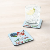 Dessous-de-verre Italian American Roots Cork Coaster Set (Côté Droit)