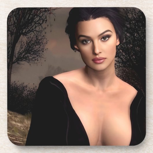 Dessous-de-verre Italian Fall hard plastic coasters (Devant)