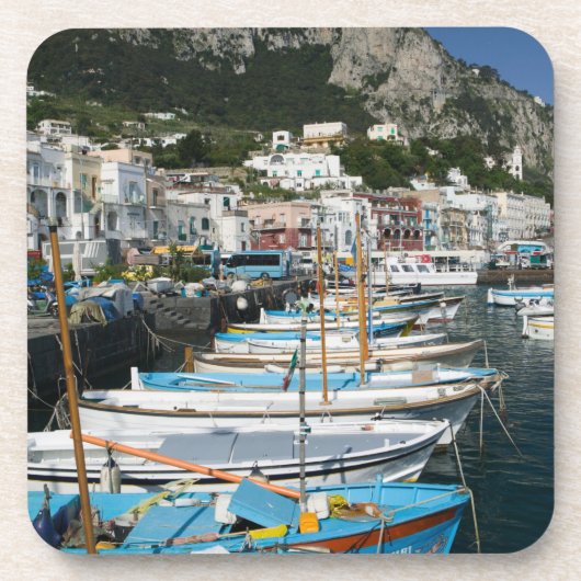 Dessous-de-verre ITALIE, Campanie (Baie de Naples), CAPRI:Marina (Devant)