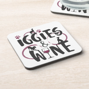 Dessous-de-verre Italien Greyhound Chien propriétaire Amateur de vi