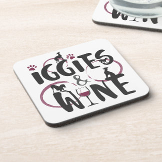 Dessous-de-verre Italien Greyhound Chien propriétaire Amateur de vi