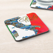 Dessous-de-verre Italienne la "botte " (Côté gauche)