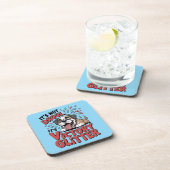 Dessous-de-verre It's Not Drool It's Victory Glitter Funny Dog (Côté Droit)