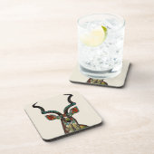 Dessous-de-verre ivoire antilope (Côté Droit)