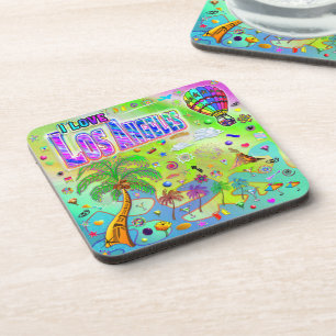 Dessous-de-verre J'ADORE Los Angeles Timeless Melody Coaster