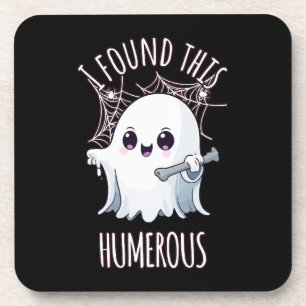 Dessous-de-verre J'ai trouvé cet humérus drôle de fantôme d'Hallowe